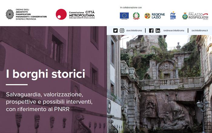 PROGETTO VAGARE - PRESENTAZIONE AL CONVEGNO "I borghi storici. Salvaguardia, valorizzazione, prospettive e possibili interventi, con riferimento al PNRR"